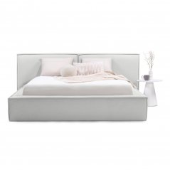 Čalouněná postel PAVLÍK 160x200 světle šedá