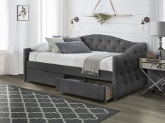 Čalouněná postel ALOHA 90x200 šedá