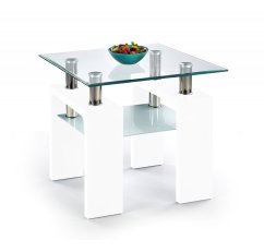 Konferenční stolek DIANA H čtverec bílý