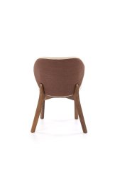 Jedálenská stolička K583 orech/hnedá/béžová