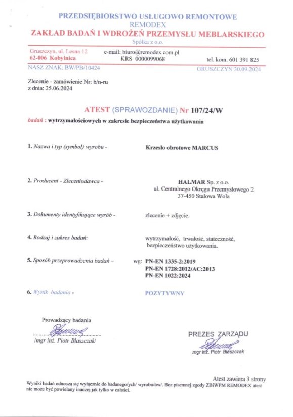 Kancelárske kreslo MARCUS čierne
