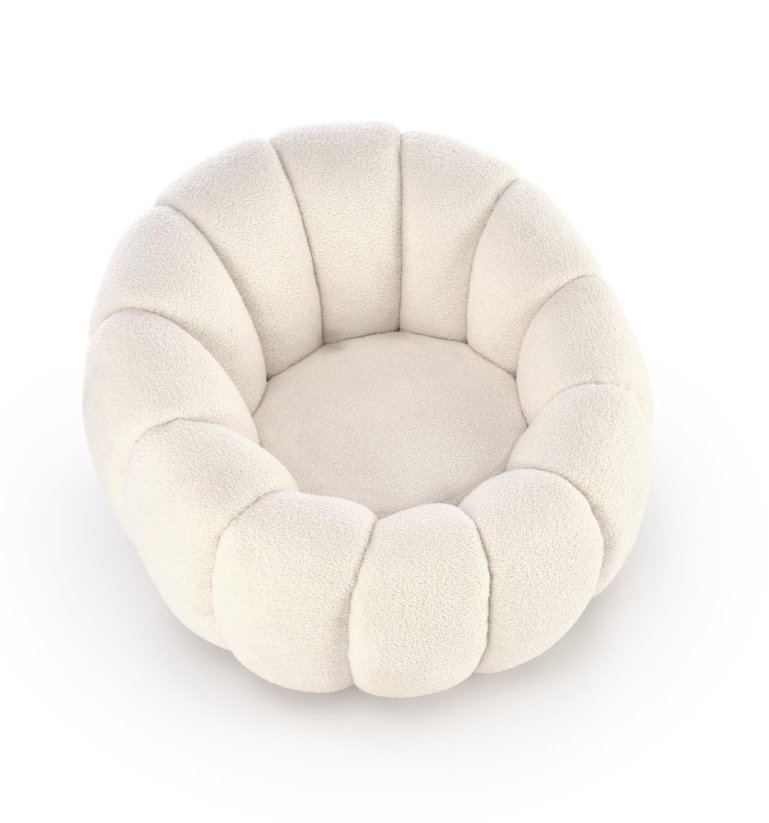 Odpočinkové křeslo GASPAR krémové