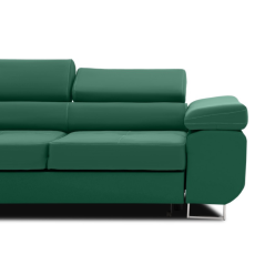 Dvoumístná pohovka RIGATTO zelená bez rozložení