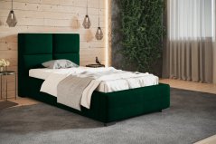 Čalouněná postel BED 3 90x200 zelená