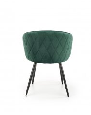 Jídelní židle / křeslo K430 tmavě zelená