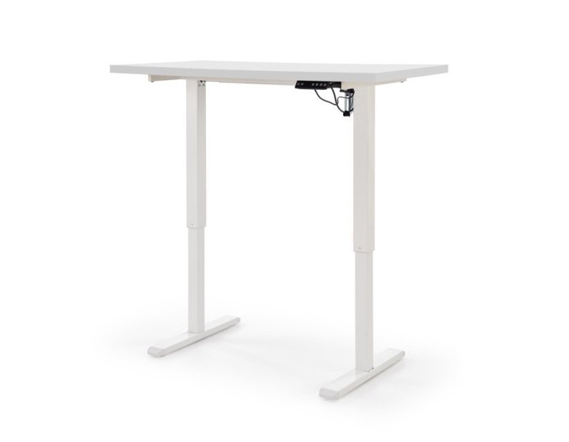 Výškovo nastaviteľný písací stôl B54 biely
