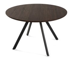 Okrúhly jedálenský stôl GYRUS 120 hnedá