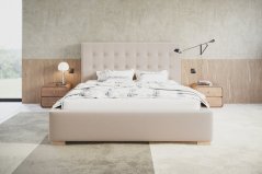Čalúnená posteľ BED 2 180x200 béžová