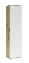 Šatní skříň / sloupek CLIF SL-50 dub artisan / bílá