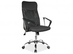 Kancelárska stolička Q-025 čierna/čierna