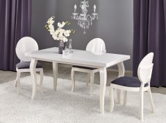 Rozkladací jedálenský stôl MOZART 140(180)x80 biely