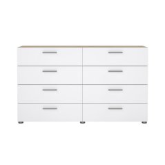 Komoda Pedro 509 dub sonoma/biely lesk