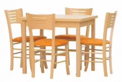 Jídelní židle VERONA s čalouněným sedákem - výběr z odstínů