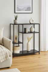 Regálová knihovna ARCANA 400980 černá