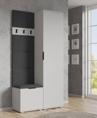 Čalouněný nástěnný panel CLIF P-50 šedá
