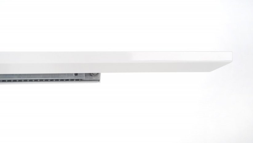 Rozkladací jedálenský stôl NOBEL 160(200)x90 biely
