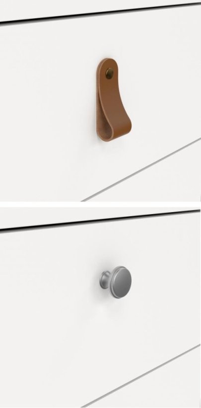 Písací stôl Real 681 biela