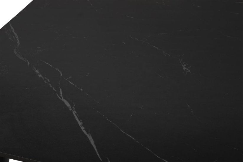Jedálenský stôl CERAMON 120x80 čierny