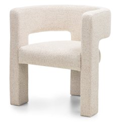 Čalouněné křeslo ZORA SILENCIO krémové