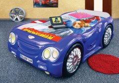 Detská posteľ SLEEP CAR modrá