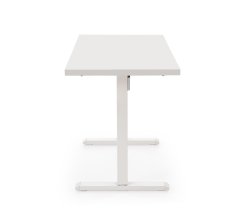 Výškově nastavitelný psací stůl B54 bílý
