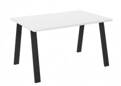 Jídelní stůl KOLINA černá/bílá 138x90