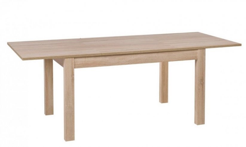 Rozkladací jedálenský stôl POPOLI dub sonoma 136(210)x90