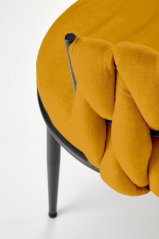 Jídelní židle / křeslo K516 hořčicová