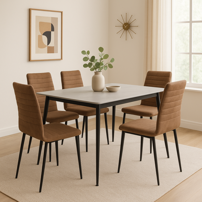 Jídelní stůl CERAMON 120x80 bílý