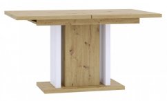 Jedálenský rozkladací stôl JANGA artisan/biela