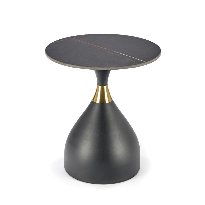 Konferenční stolek SCALITA černý mramor/černý