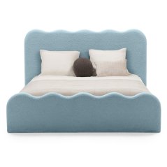 Čalouněná postel TÁŇA 160x200 Now or never modrá