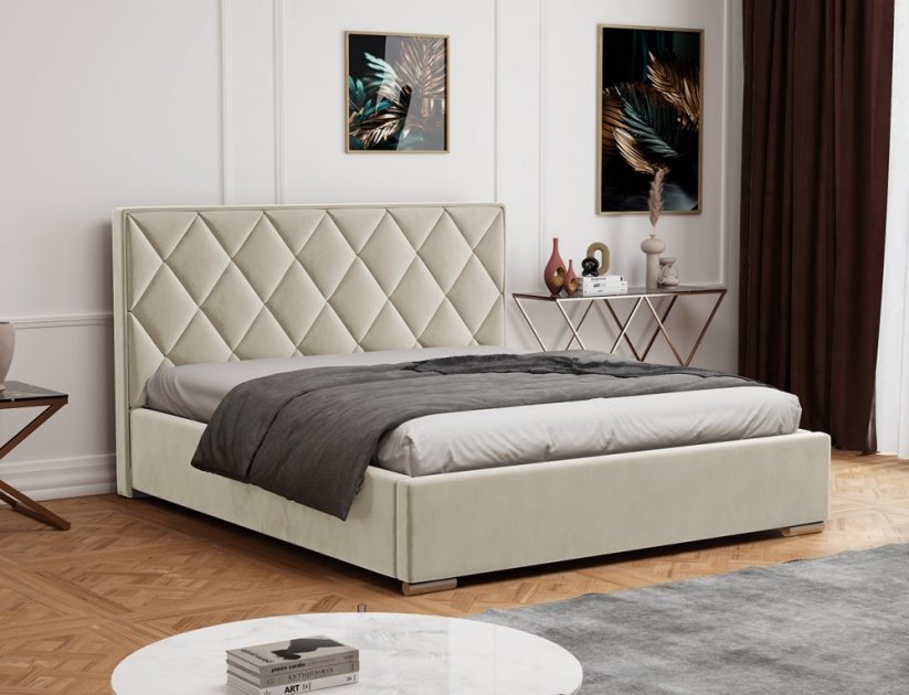 Čalúnená posteľ LARISA 160x200 výber z farieb