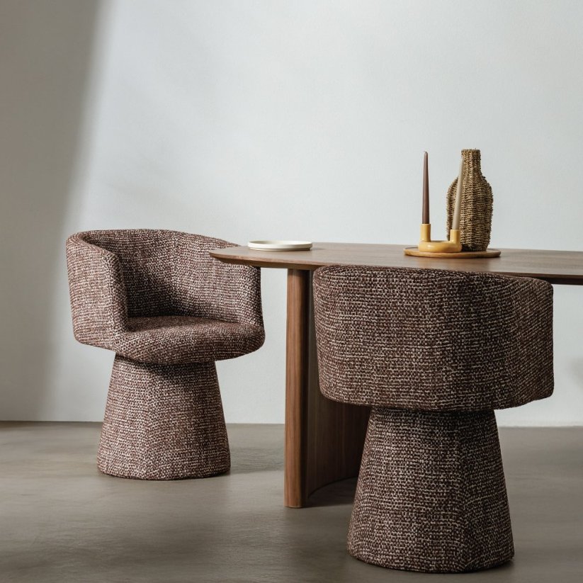 Čalouněné křeslo OTAKAR hnědé