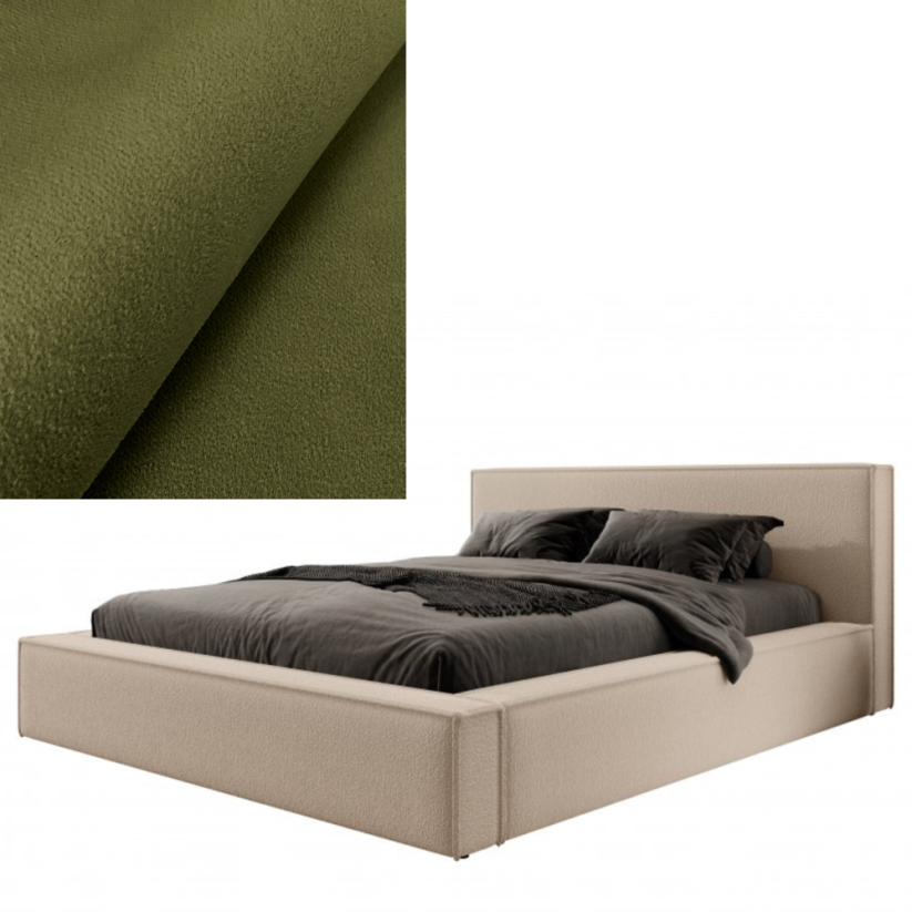 Čalúnená posteľ ASTURIA 180x200 výber z farieb - Výber poťahovej látky (MD): MANILA_34