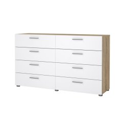 Komoda Pedro 509 dub sonoma/biely lesk