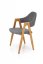 Jídelní židle / křeslo K344 šedé