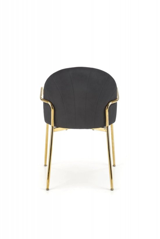 Jídelní židle / křeslo K500 béžová/černá