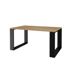Konferenčný stolík Sava dub artisan/čierna