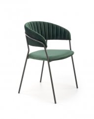 Jedálenská stolička / kreslo K426 tmavo zelená