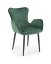 Jídelní židle / křeslo K427 tmavě zelená