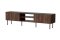TV stolek SOLANO RTV-2 ořech warmia / černý mramor (200 cm)