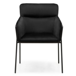 Jedálenská stolička / kreslo HELENA čierna