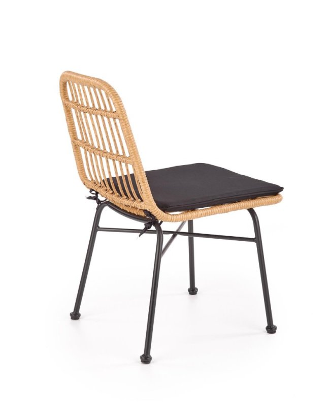 Židle K401 černá/přírodní