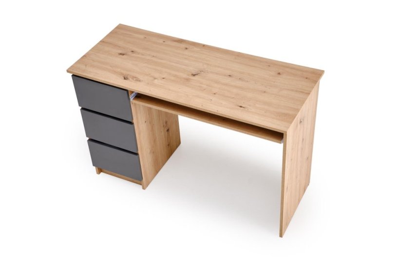 Psací stůl CINO dub artisan/grafit