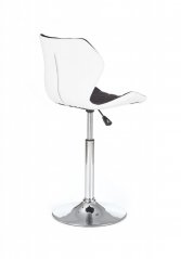 Barová židle MATRIX 2 bílá/černá