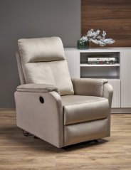 Elektrické relaxačné kreslo CROCUS béžové