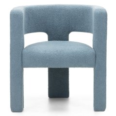 Čalouněné křeslo ZORA Now or never modré