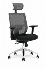Kancelářská židle ADMIRAL šedá/černá