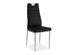 Jídelní židle H260 EKOKŮŽE černá